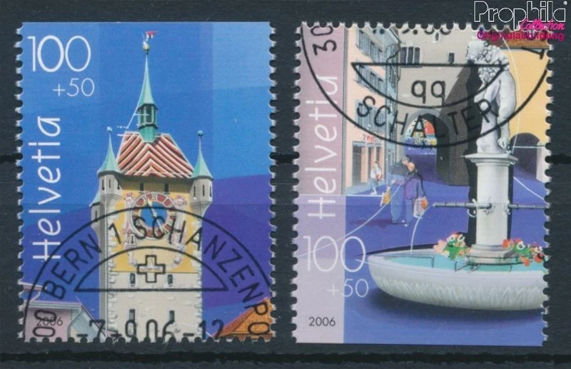 Sellos Suiza 2006 Mi 1978-1979 (emisión completa) finos usados / canc (10444989 Foto 1 de 1