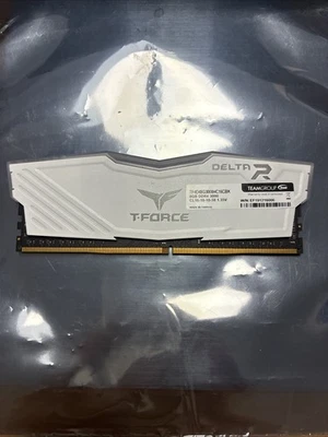TeamGroup T-Force Delta RGB 8GB DDR4 3000MHz RAM Module TF4D48G3000HC16CBK - Image 1 of 3