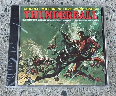 Sealed New “Thunderball” Movie Soundtrack CD James Bond 007 - Image 1 of 2