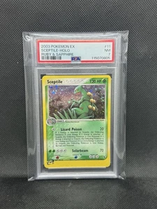 2003 POKEMON EX RUBY & SAPPHIRE SCEPTILE #11 HOLO PSA 7 - Picture 1 of 2