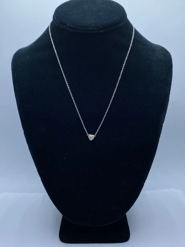 Collar Judith Jack plata esterlina pavé 2 caras cristal y marcasita 2,0 g Foto 1 de 4