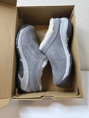 Zuecos Merrell Encore Ice 4 para mujer gris gamuza ¡sin cordones cómodos! ¡Talla US 7!! 🧊  Foto 1 de 4
