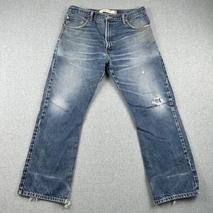 Vintage Levi's 517 Boot Cut Y2K Herren 34x29 Distressed Cowboy Western Denim Verblassen - Bild 1 von 12