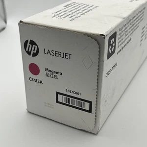 Cartucho de tóner magenta HP 410A CF413A genuino OEM caja abierta - serie LaserJet - Imagen 1 de 4