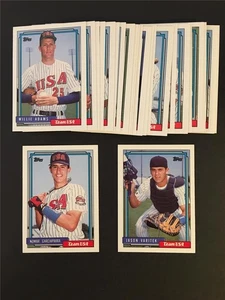 1992 Topps Traded USA Olympic Team Set With Traded 26 Cards Garciaparra Varitek - Picture 1 of 1