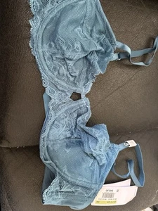 Calvin Klein Seductive Comfort Lace Full Coverage Ungefütterter BH, 36D Cha Midnight - Bild 1 von 2