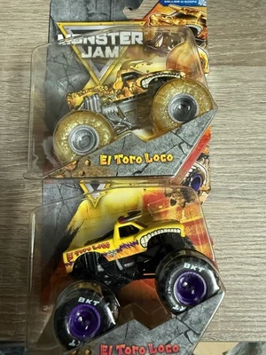 Spin Master 2024 Monster Jam Gold El Toro Loco Series 42 & El Toro Loco Lot of 2 - Image 1 of 3