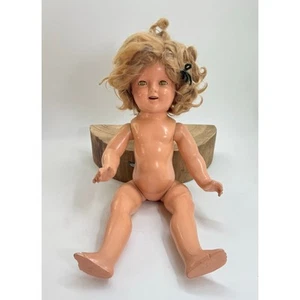 Vintage Ideal Shirley Temple Puppe 19 Zoll 1930 zusammengesetzte Shirley Temple Puppe - Bild 1 von 18