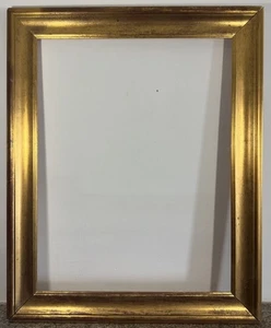 Cadre ancien doré 15P 12F Vue: 55x46cm Feuillure: 65x50,5cm Entier: 78x63cm - Picture 1 of 7