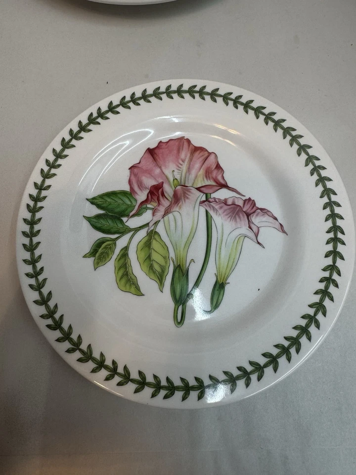 Portmeirion Exotic Botanic Garden Melamine Salad Plates 8” Set of 4 Pool Patio - Image 1 of 4