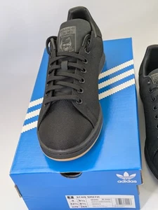 adidas Mens Trainers Stan Smith Cordura Court Shoes .Black GZ2592 UK6 BNIB - Picture 1 of 14