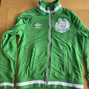 IRELAND Tailored By UMBRO M Track Jacket Football Training Tracksuit Retro Green - Picture 1 of 13