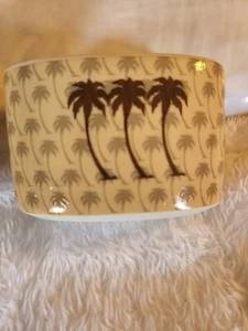 Toothbrush Holder And Cup Set Bathroom Palm Trees desert tropical - Picture 1 of 11