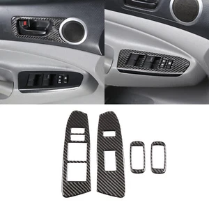 Carbon Door Window Lift Switch Button Cover Sticker For Toyota Tacoma 2011-2015 - Bild 1 von 23