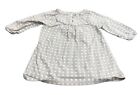 Baby GAP Dress, Size 3-6 Months, Pale Pink With White Polka Dots, Long Sleeve