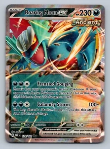 Pokemon TCG Roaring Moon ex 124/182 2023 Paradox Rift Double Rare Holo Karte - Bild 1 von 2