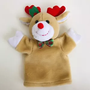 Vintage Kids II Rudolph The Red Nosed Reindeer Hand Puppet 1995 Holidays Xmas - Picture 1 of 10