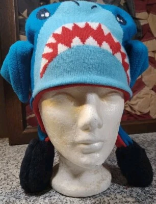Flipeez - Gorro de tiburón azul de ABG para niños Foto 1 de 4
