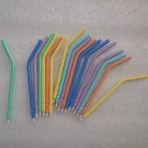Dental Triple Flow Syringe Tips Disposable 3-Way Nozzle Head 200Pc Fast Delivery - Picture 1 of 11