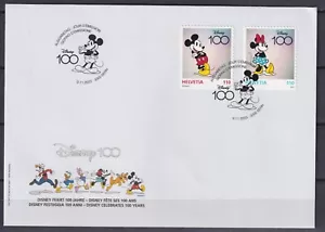 Switzerland 2023 Disney, Cartoons. FDC - Picture 1 of 1