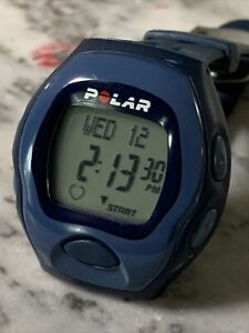 Polar Electro OY Quartz Digital Sport's Watch Blue CE0537 Water Resistant 30M