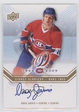 2008-09 Upper Deck Montreal Canadiens Centennial Set Habs INKS Doug Jarvis Auto
