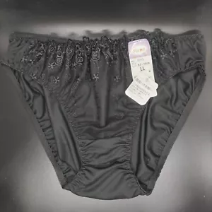 US SIZE L SHINY NYLON TRICOT PANTIES from Japan - Picture 1 of 4