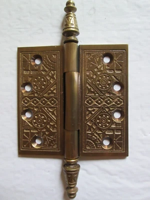 Deltana DSBP44U5 4"x4" Ornate Square Hinge in Antique Brass Multiples Available