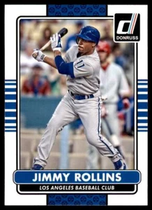 2015 Donruss Jimmy Rollins Baseball Card Los Angeles Dodgers #136 - Picture 1 of 2