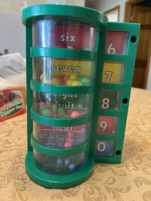 vtg Rare 1970's Green Shake n Sort Marble 5-Tier Tower Toy, A Child Guidance Toy - Image 1 of 4