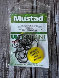 Demon Perfect Circle 1X Strong Hooks Size 3 - Picture 1 of 3