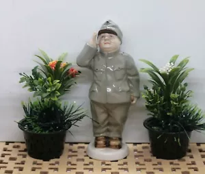 Soldat Porzellan Figur Vintage Deko Royal Dux Offiziersstück Krieger Herkunft - Bild 1 von 11
