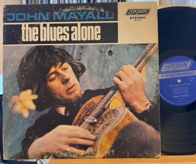 John Mayall The Blues Alone Vinyl LP London PS 534 1st Pressing - Imagem 1 de 4