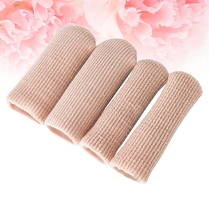 4pcs Toe Cover Toe Tube Toe Fabric Cushion Cover Toe Separators Overlapping Toes - Picture 1 of 11
