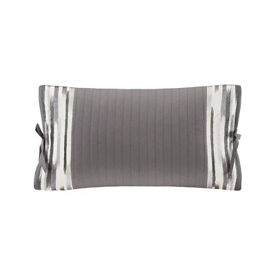 N Natori Hanae Embroidered Cotton Oblong Decorative Pillow, 12 x 20 in, Quilt... - Image 1 of 3
