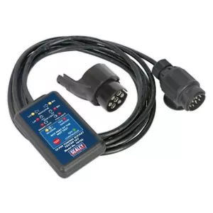 Sealey Tst22 Tester presa di traino 13 pin 12V - Omologato Vosa - Foto 1 di 6