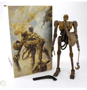 ThreeA 3A Classic Popbot Flocked Gray Kitty 1/6 Scale Action Figure Ashley Wood 