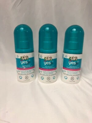 YES TO Cotton Comforting Facial Moisturizer 1.7oz Lot Of 3 New - Image 1 of 4