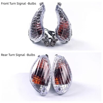 Lâmpadas de lente frontal + traseira transparente para Suzuki 2008-2019 Hayabusa GSXR1300 - Imagem 1 de 4