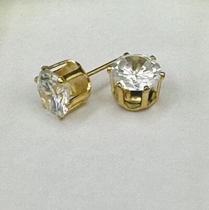 Tachuelas de cristal transparente de 8 mm - Hechas con cristales Swarovski® (#x) - Imagen 1 de 5
