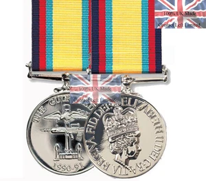 Official Gulf Medal (1990-91) FULL SIZE Medal + Ribbon ( Iraq Gulf war 1 - Picture 1 of 1