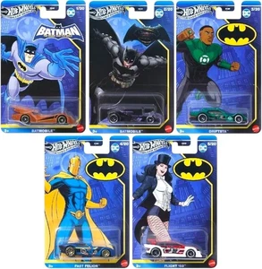COCHE BATIMÓVIL HOT WHEELS DC BATMAN SERIE PLATA COLECCIÓN HDG89 ESCALA 1:64 - Imagen 1 de 19