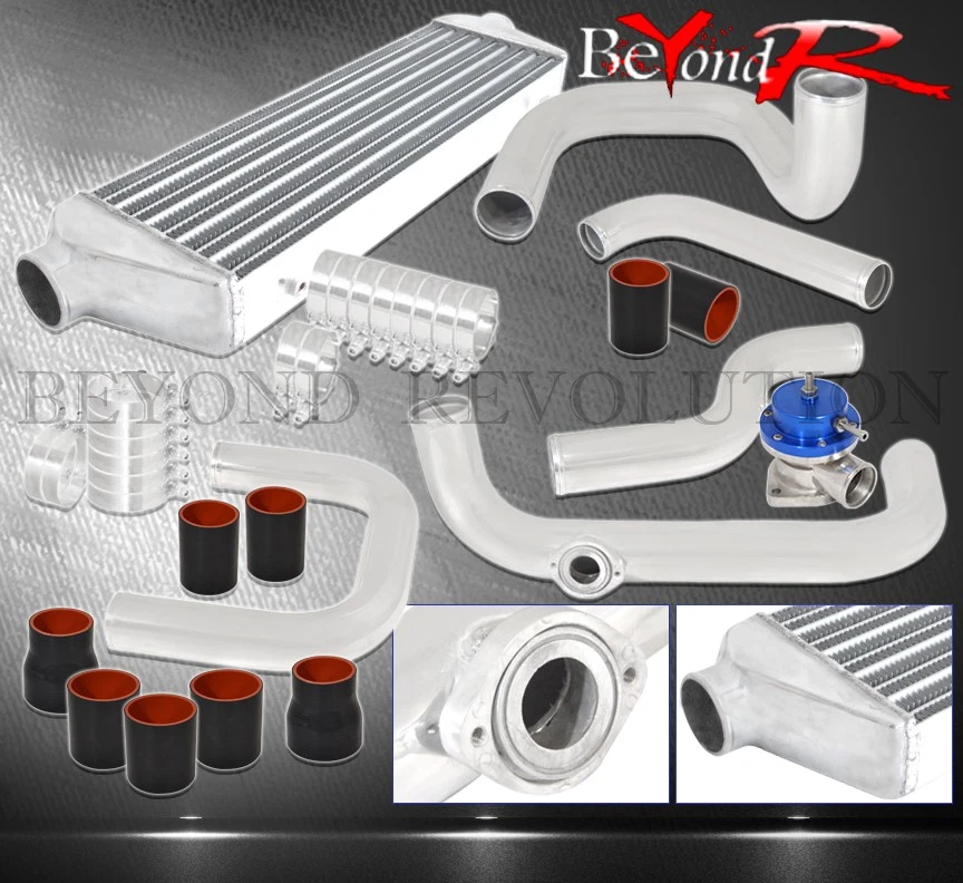 For 88-91 Crx Dx Hf Si Sir Type-Rs Flange Piping Kit Intercooler Bov - Image 1 of 1