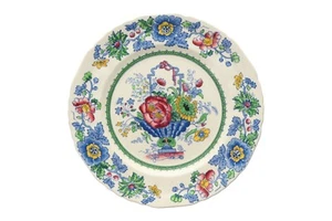 Masons - Strathmore - Pink + Blue - Breakfast / Lunch Plate - 194479G - Picture 1 of 2