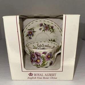 Vintage Royal Albert Of Royal Doulton 1998 September Tea Cup &Saucer - Picture 1 of 14
