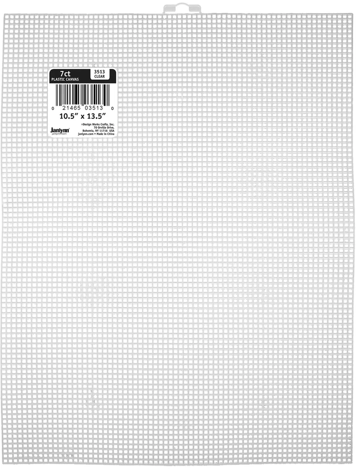 Design Works Plastic Canvas 7 Count 10.5"X13.5" 30/Pkg-Clear - Image 1 of 1