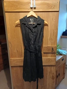 Next Women's Black Front Buttoned Occasion Dress UK Size 10 - Used - Picture 1 of 7