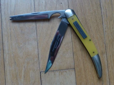 NAVAJA DE BOLSILLO ESPECIAL DE PESCADOR SCHRADE VINTAGE WALDEN N.Y. Foto 1 de 4