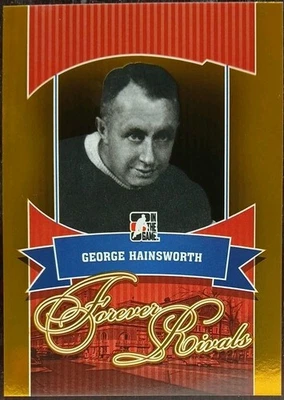 2012 - 2013 ITG George Hainsworth Forever Rivals Gold /30 #05 Hockey Card - Image 1 of 2