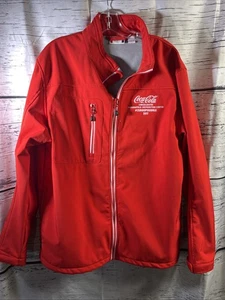 Chaqueta Coca Cola Consolidated Employee Company Soft Shell Talla Adulto (L) Roja - Imagen 1 de 7